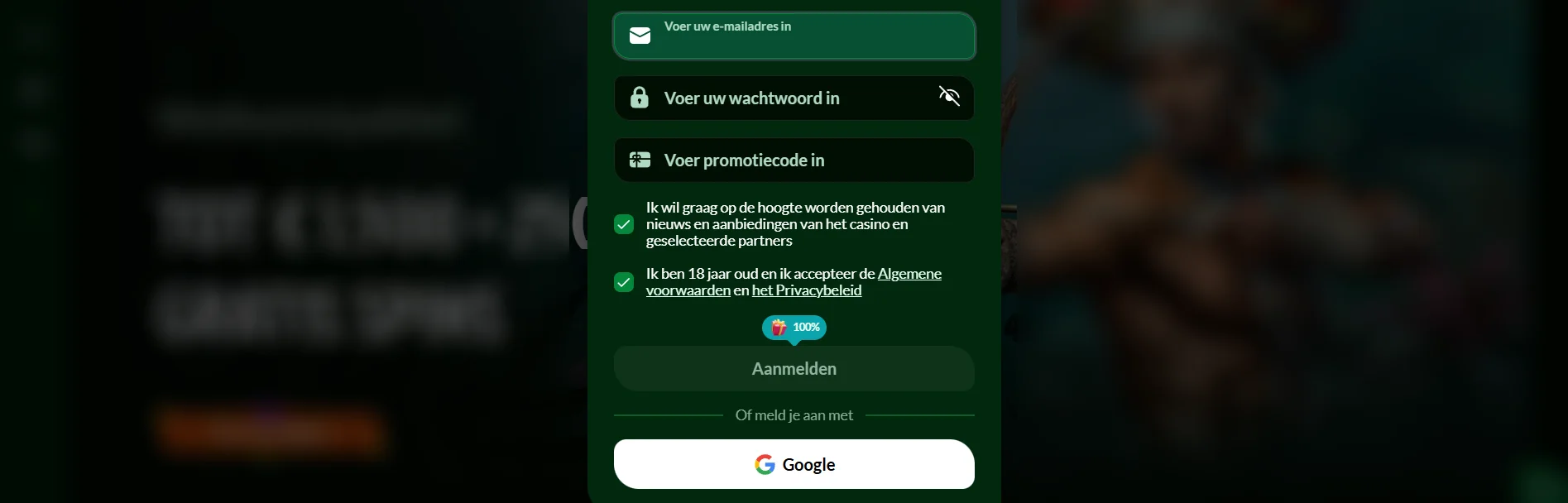 SpinMaya Casino Registratie